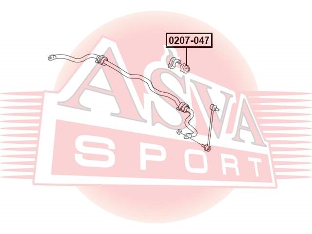 ASVA 0207047 Втулка стабилизатора