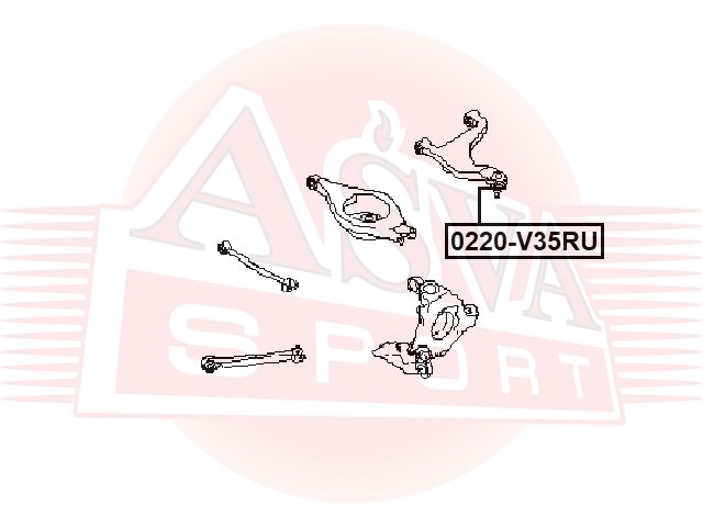 ASVA 0220V35RU ОПОРА ШАРОВАЯ