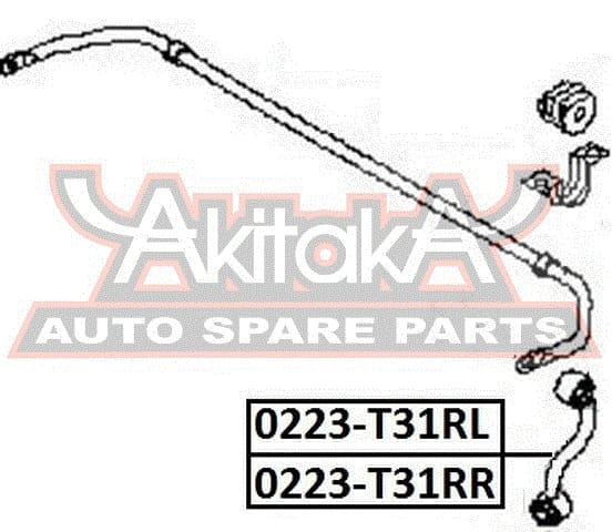 ASVA 0223T31RR Тяга стабилизатора задняя правая