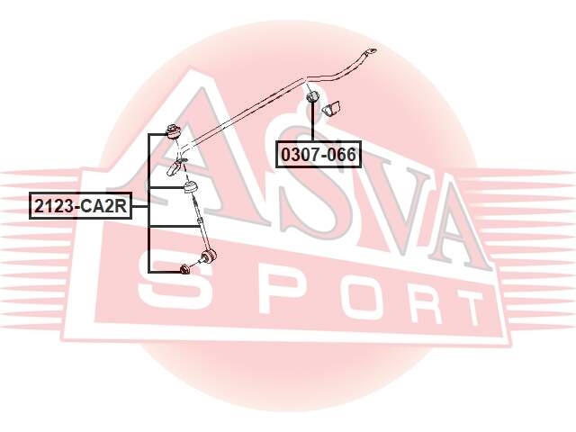 ASVA 0307066 ВТУЛКА СТАБИЛИЗАТОРА