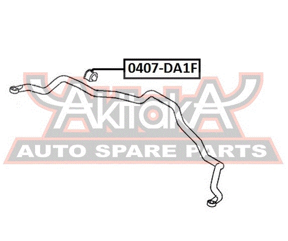 ASVA 0407DA1F ВТУЛКА ПЕРЕДНЕГО СТАБИЛИЗАТОРА D22