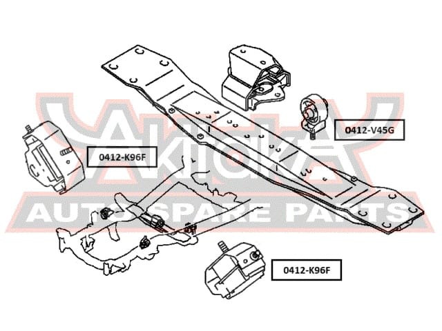 ASVA 0412V45G Подушка раздатки