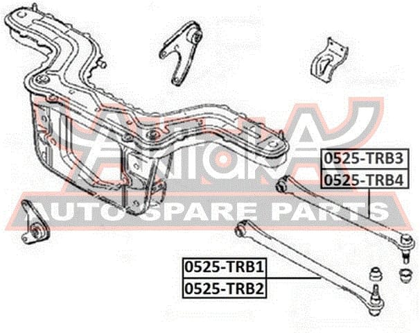 ASVA 0525TRB3 ТЯГА ЗАДНЯЯ ВЕРХНЯЯ ЛЕВАЯ