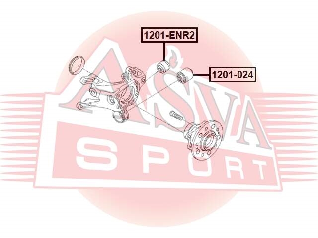ASVA 1201024 Сайлентблок рычага подвески