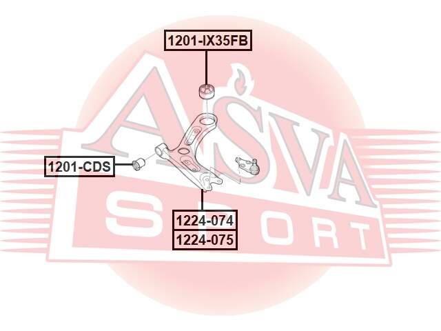 ASVA 1201IX35FB Сайлентблок