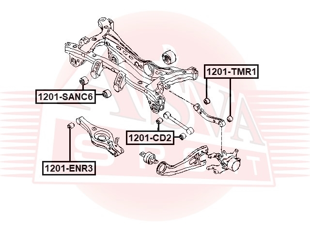 ASVA 1201TMR1 Сайлентблок