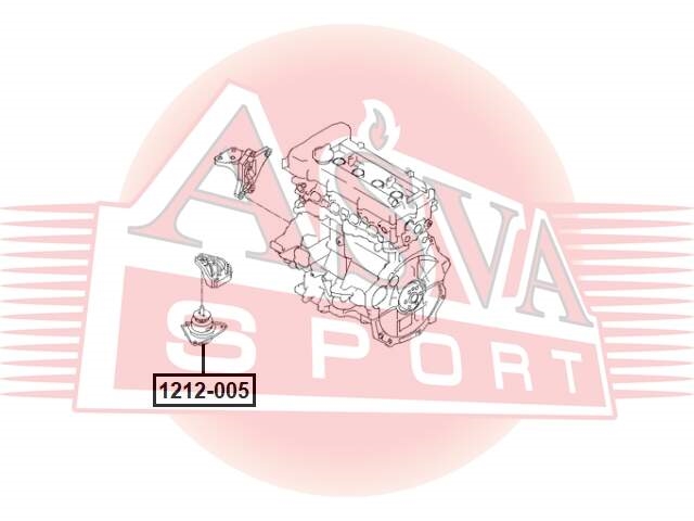 ASVA 1212005 ОПОРА ДВИГАТЕЛЯ