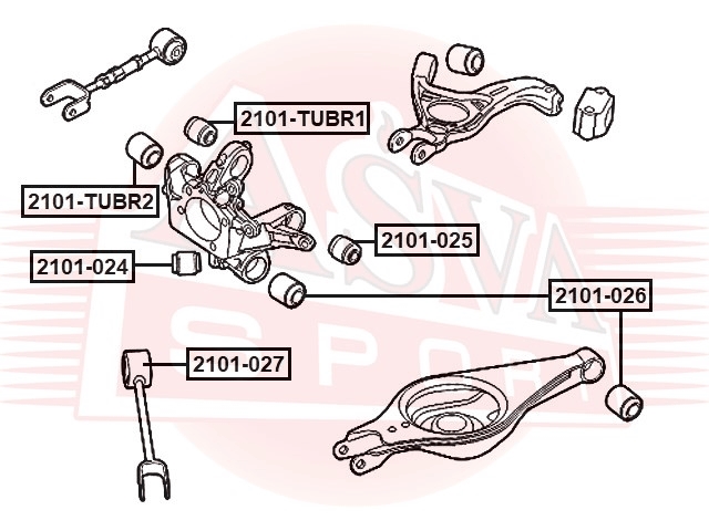 ASVA 2101027 Сайлентблок