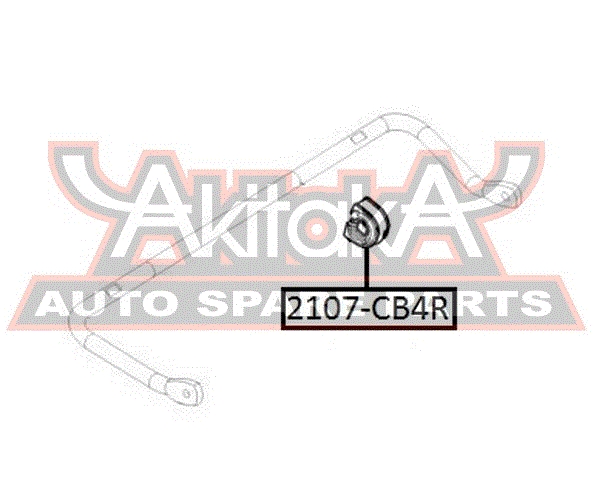 ASVA 2107CB4R Втулка заднего стабилизатора