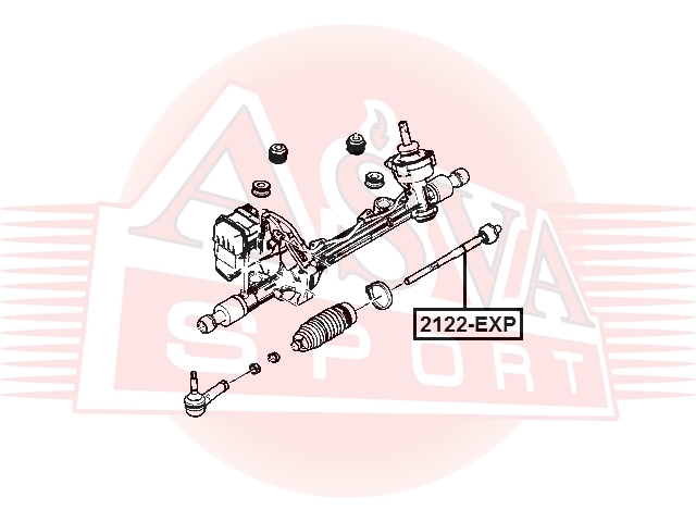 ASVA 2122EXP Тяга рулевая L/R