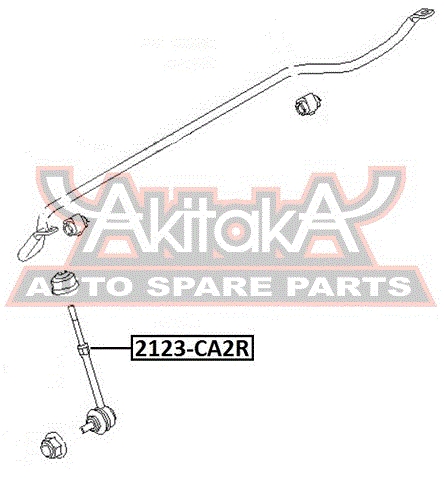 ASVA 2123CA2R СТОЙКА СТАБИЛИЗАТОРА ЗАДНЯЯ