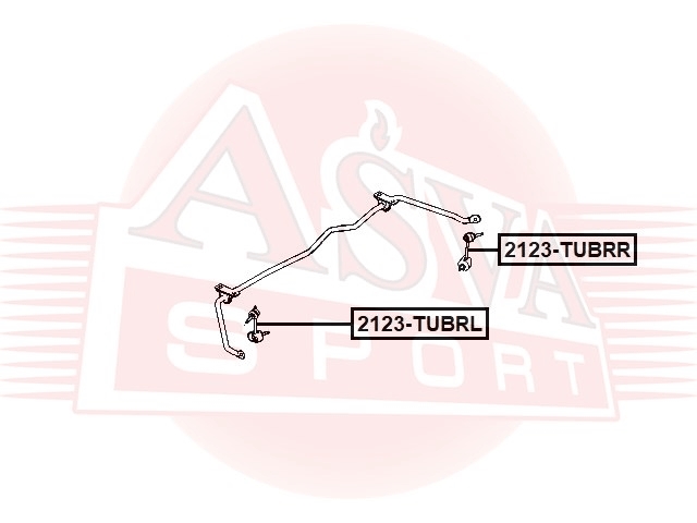 ASVA 2123TUBRR ТЯГА СТАБИЛИЗАТОРА
