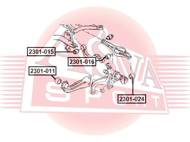 ASVA 2301024 Сайлентблок