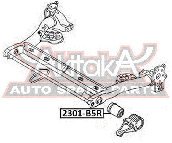 ASVA 2301B5R САЙЛЕНТБЛОК ЗАДНЕЙ БАЛКИ