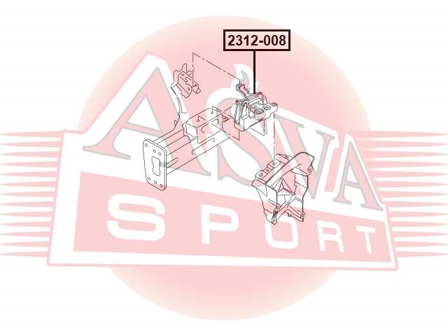 ASVA 2312008 ОПОРА ДВИГАТЕЛЯ