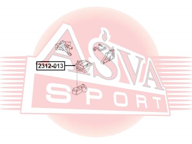 ASVA 2312013 Опора двигателя