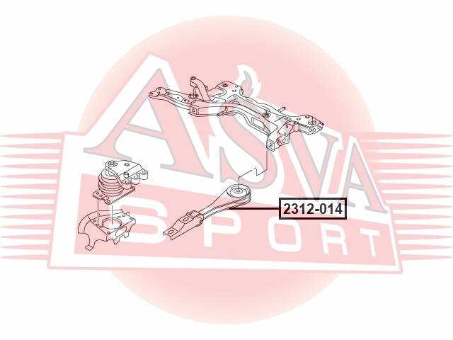 ASVA 2312014 Опора двигателя
