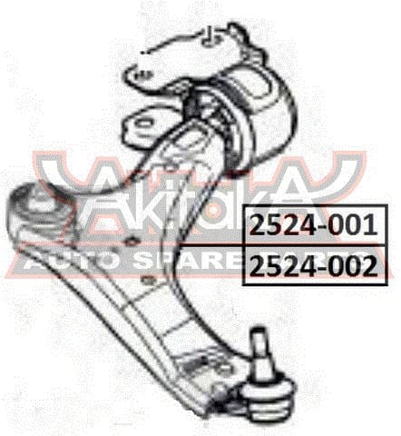 ASVA 2524001 Рычаг передний правый