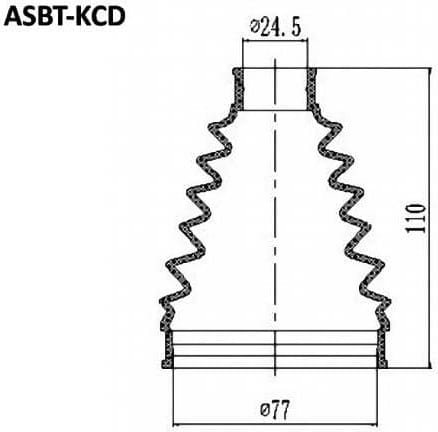 ASVA ASBTKCD ПЫЛЬНИК ШРУС KIA CEED/I30 24x78x107 (БЕЗ СМАЗКИ)
