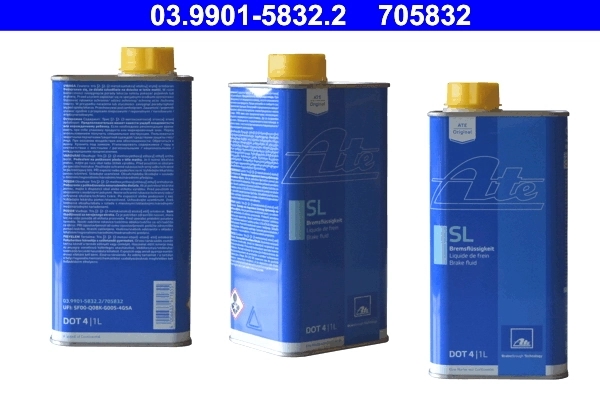 ATE 03990158322 Жидкость тормозная ATE DOT 4 1л.