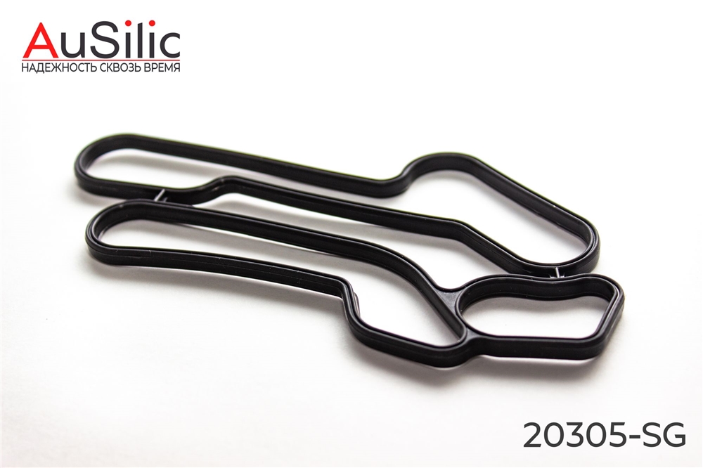 AUSILIC 20305SG Силиконовая прокладка теплообменника (корпуса масляного фильтра))(дв. 1,6/1,8/2,0 ТУРБО)(Гарантия 2
