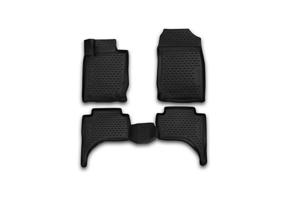 AUTOFAMILY CARMIT00003 Коврики 3D в салон MITSUBISHI L200, 2015->, Бюджетная комплектация, 4 шт. (полиуретан)