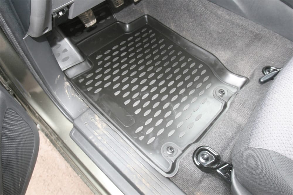 AUTOFAMILY CARMIT00003 Коврики 3D в салон MITSUBISHI L200, 2015->, Бюджетная комплектация, 4 шт. (полиуретан)