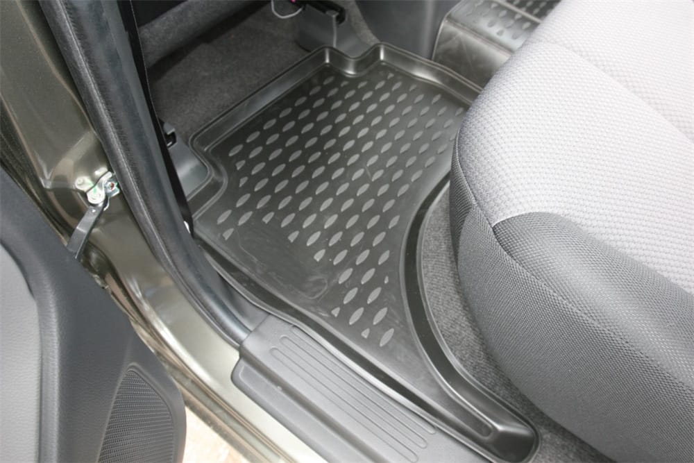AUTOFAMILY CARMIT00003 Коврики 3D в салон MITSUBISHI L200, 2015->, Бюджетная комплектация, 4 шт. (полиуретан)