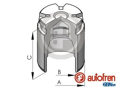 AUTOFREN D025120 Поршень суппорта NISSAN ALMERA / PRIMERA / MAXIMA / TOYOTA AURIS/ MAZDA CX-5