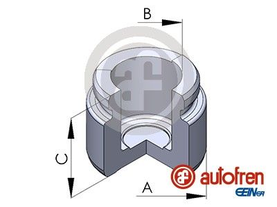 AUTOFREN D025229 Поршень суппорта MERCEDES C-CLASS (W203) 98-