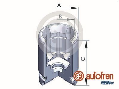 AUTOFREN D02526 Поршень суппорта HONDA CIVIC 00-