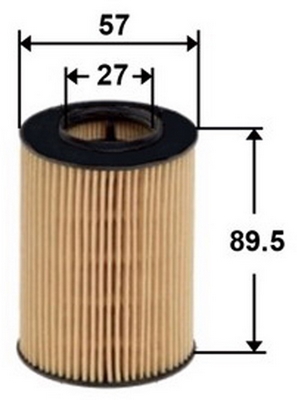 AZUMI OE31040 Фильтр масляный MB W169/W245 1.5-2.0 04-