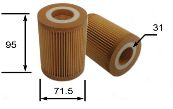 AZUMI OE31054 Фильтр масляный CHRYSLER300C(2005-2014)/Comander (XH)CRD(2006-...)/JEEPCommanderXK(2006-2010)/Grand CherokeeWK(2005-2010)/MERCEDES-BENZ216 D906(2009-..