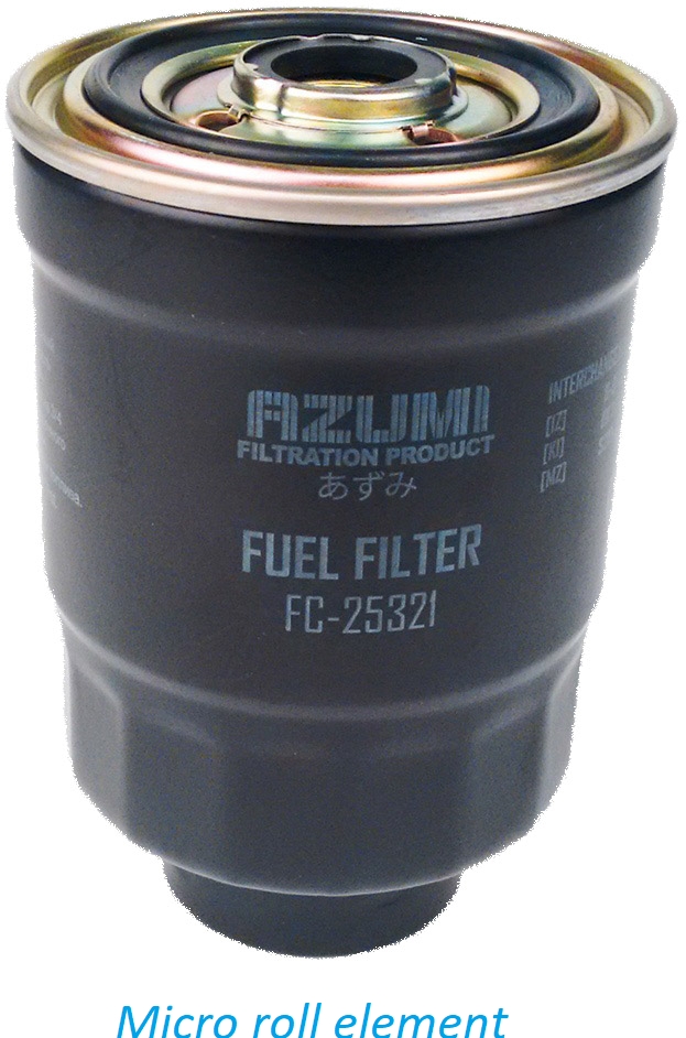 AZUMI FC25321 Фильтр топливный HYUNDAI H100/PORTER 93-12, KIA K2500/2700 FC25321