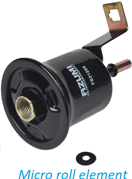 AZUMI FSP21204 Фильтр топливный TOYOTAAvensisAT220L/AT221L/ST220L(1997-2003)/GaiaSXM10G/SXM15G/ACM15G/ACM10G(1998-2004)/HiluxRZN167/RZN149R/RZN168/RZN144R/RZN144L/RZN147/RZN1