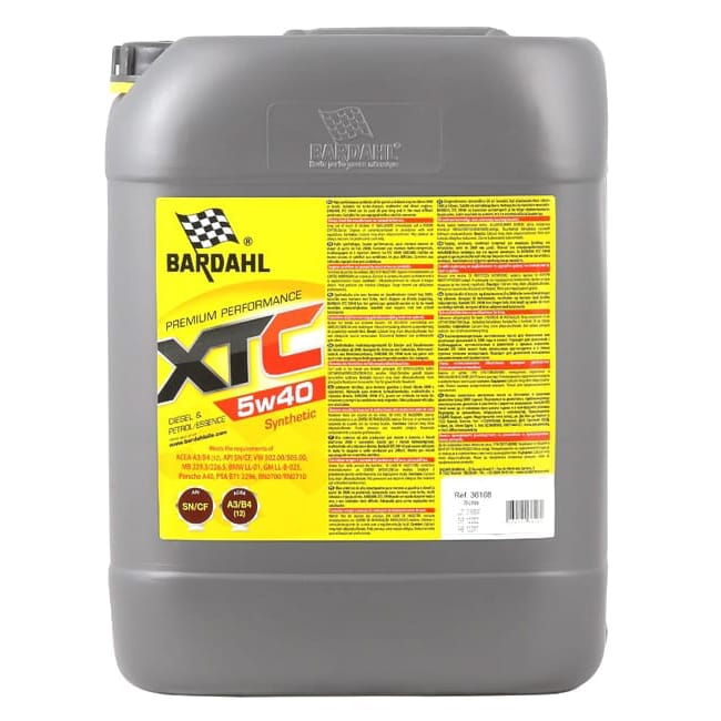 BARDAHL 36168 5W40 XTC SN/CF 20L (синт. моторное масло)