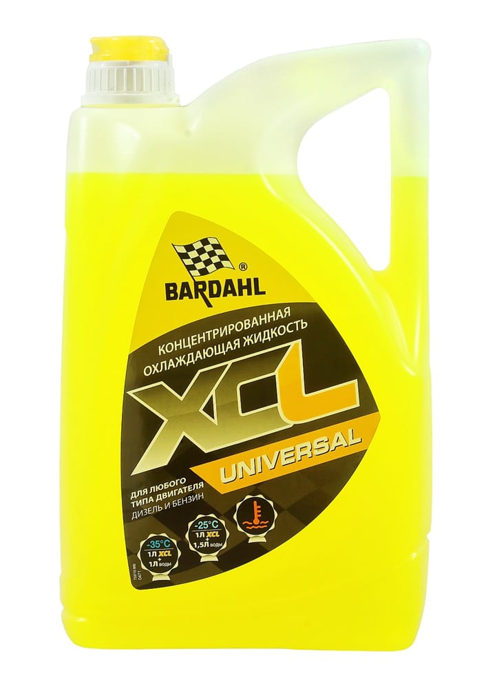 BARDAHL 7103 Xcl universal антифриз концентрат g12+ желтый, 5л