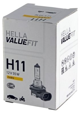 BEHR-HELLA 8GH242632171 Лампа HELLA галогеновая H11 PGJ19-2 55W