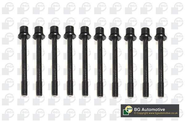 BGA BK2702 Комплект болтов ГБЦ HYUNDAI ATOS, GETZ, i10 / KIA PICANTO 1.0/1.1 98-13