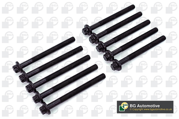BGA BK3357 Комплект болтов ГБЦ FIAT TALENTO / MERCEDES X-CLASS / NISSAN INTERSTAR, NAVARA, QASHQAI, X-TRAIL / OPEL MOVANO B, VIVARO A / RENAULT ESPACE, LAGUNA, MEGANE 1.6/2.5 00-20