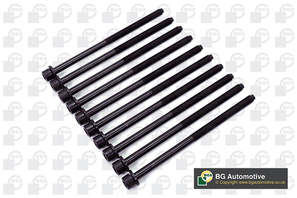 BGA BK3373 Комплект болтов ГБЦ [M12x1.25x224] FIAT STILO / OPEL ASTRA H, SIGNUM, VECTRA 1.9JTD/CDTI 03- (10шт)