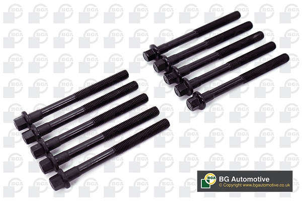 BGA BK6378 Комплект болтов ГБЦ VOLVO 240, 340-360, 740, 760, 940, 960 2.0-2.3 74-98