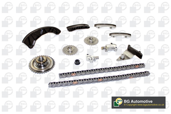 BGA TC2030FK Комплект цепи ГРМ HYUNDAI ACCENT, ELANTRA, GETZ, i10, i30, MATRIX / KIA CEED, CERATO, RIO 1.1/1.5/1.6 01-12