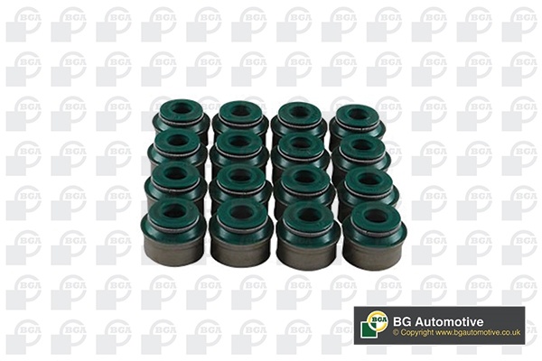 BGA VK2315 Комплект маслосъемных колпачков AUDI A3,A4,A5 / BMW 5, 7, 8, X5 / CHEVROLET AVEO, CRUZE / FIAT 500, DOBLO, PUNTO / MB A/C/E-CLASS, CLA / PEUGEOT 306 / OPEL ASTRA, VECTRA (в уп. 16шт)