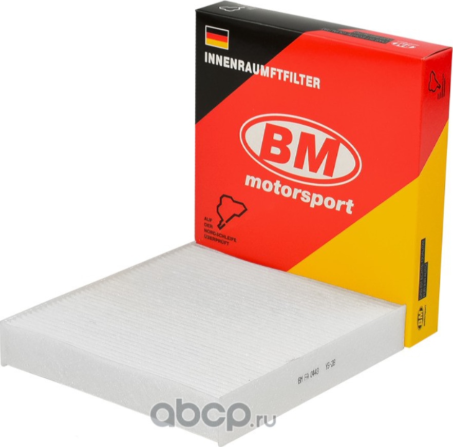 BM-MOTORSPORT FA0443 Фильтр салона LADA VESTA, XRAY, RENAULT LOGAN II, SANDERO II