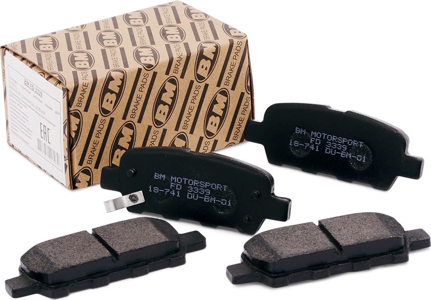 BM-MOTORSPORT FD3339 Колодки тормозные NISSAN X-TRAIL/QASHQAI/TIIDA/INFINITI FX/RENAULT KOLEOS задние