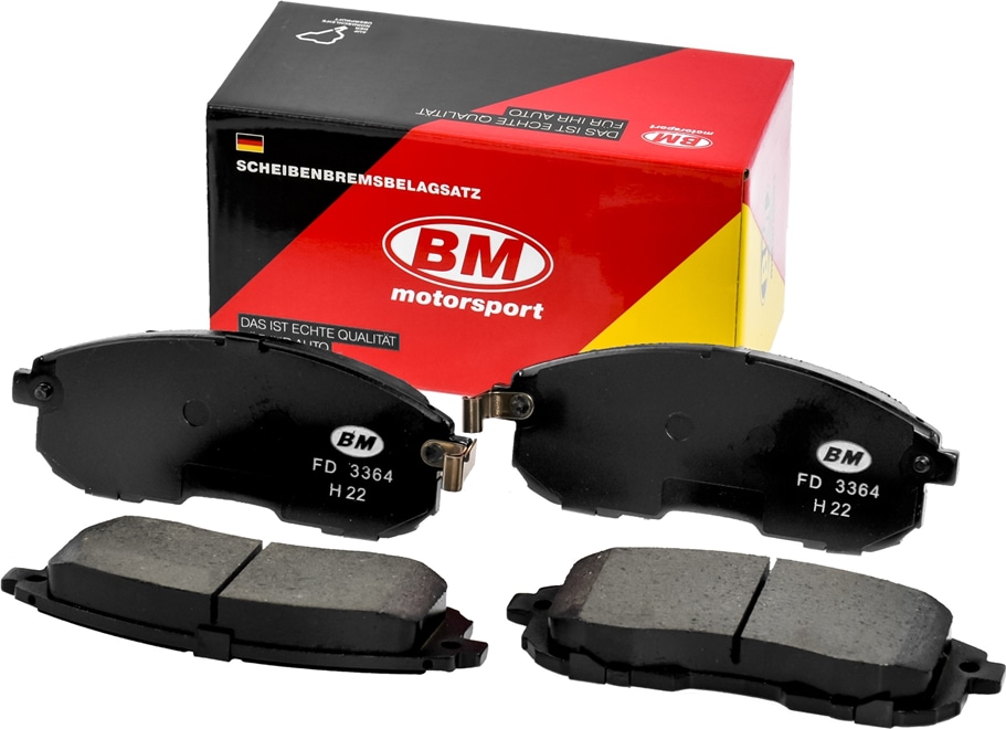BM-MOTORSPORT FD3364 Колодки тормозные передние NISSAN Tiida 2007 FD3364