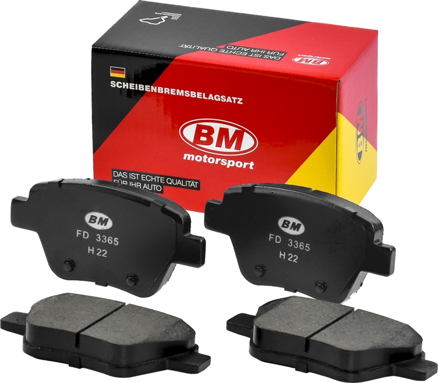 BM-MOTORSPORT FD3365 Колодки тормозные задние дисковые VAG Octavia 2004 FD3365
