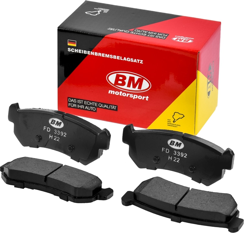 BM-MOTORSPORT FD3392 Колодки тормозные задние дисковые