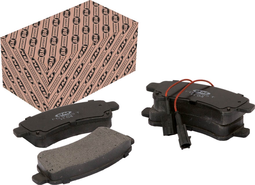 BM-MOTORSPORT FD9265T Колодки тормозные дисковые задние, усиленные, с датчиком FD9265T